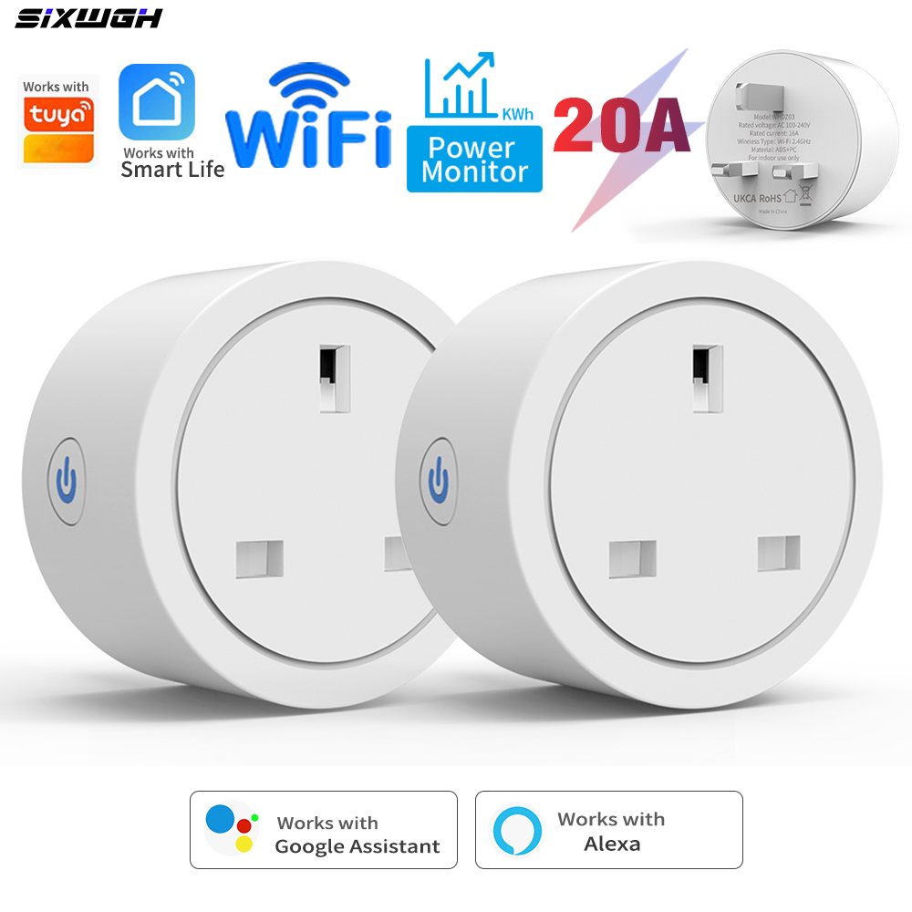 Smart Home Or Smart Home - Presa Intelligente WiFi Tuya 20A UK
