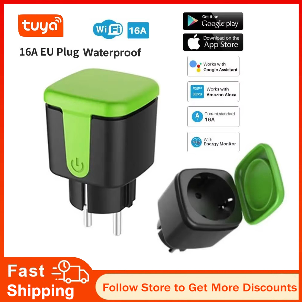 Smart Home Outdoor - Presa Intelligente WiFi Tuya EU 16A