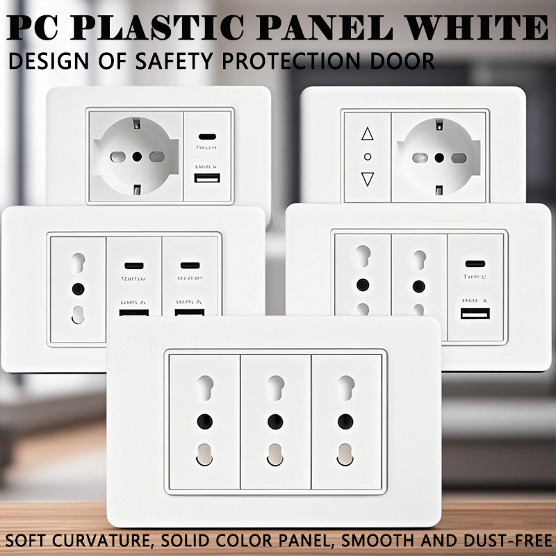 Smart Home Or Smart Home - 118 PC Presa da pannello in