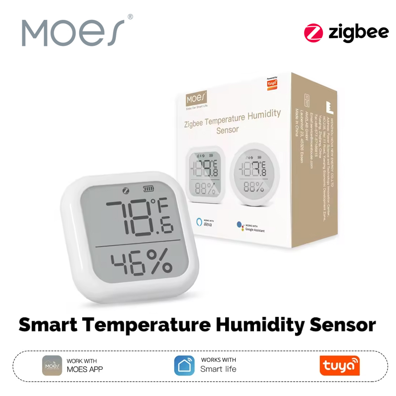 Smart Home Hub - Sensore di temperatura e umidità MOES
