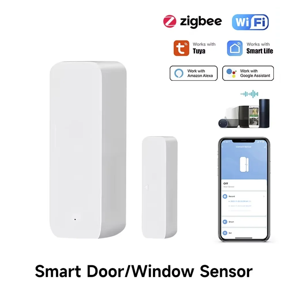 Door Window Sensor - Tuya Zigbee/WiFi Sensore magnetico per porte