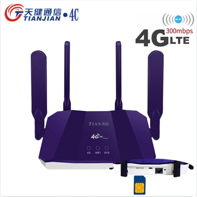 TIANJIE 4G SIM Card Router Wir - Smart Home Router recensione e prezzo