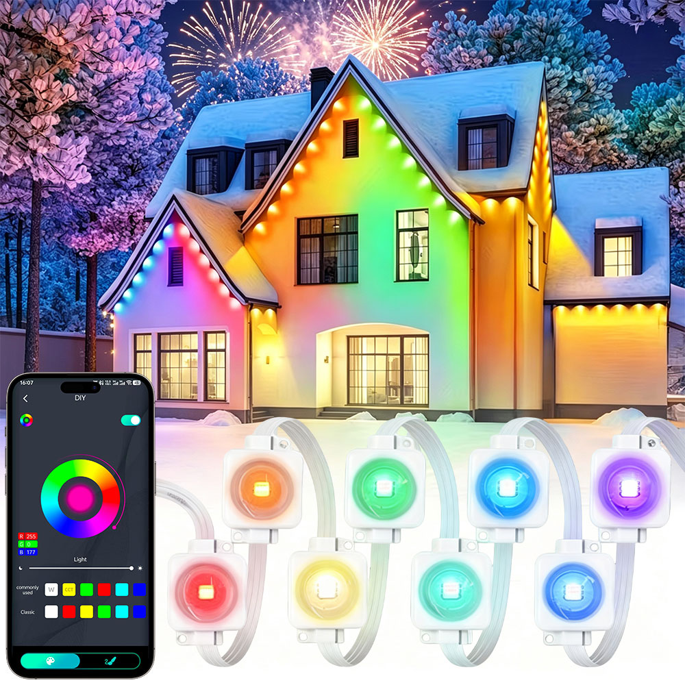 Luci a Stringa LED RGBIC Intel - Smart Home Yellow recensione e prezzo