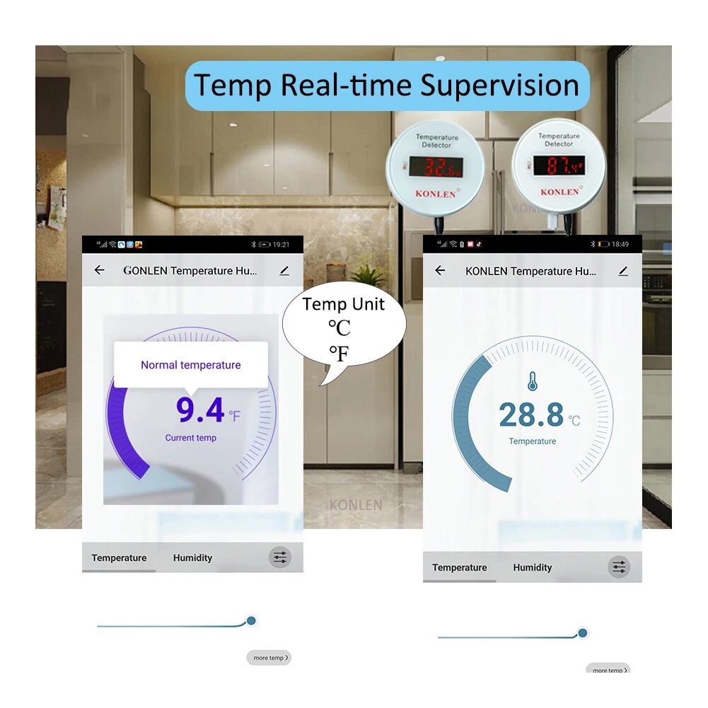 KONLEN Tuya Wifi Sensore di Te - Smart Home Green recensione e prezzo
