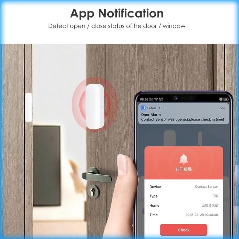 Sensore Wi-Fi Tuya per Porte e - Door Window Sensor recensione e prezzo