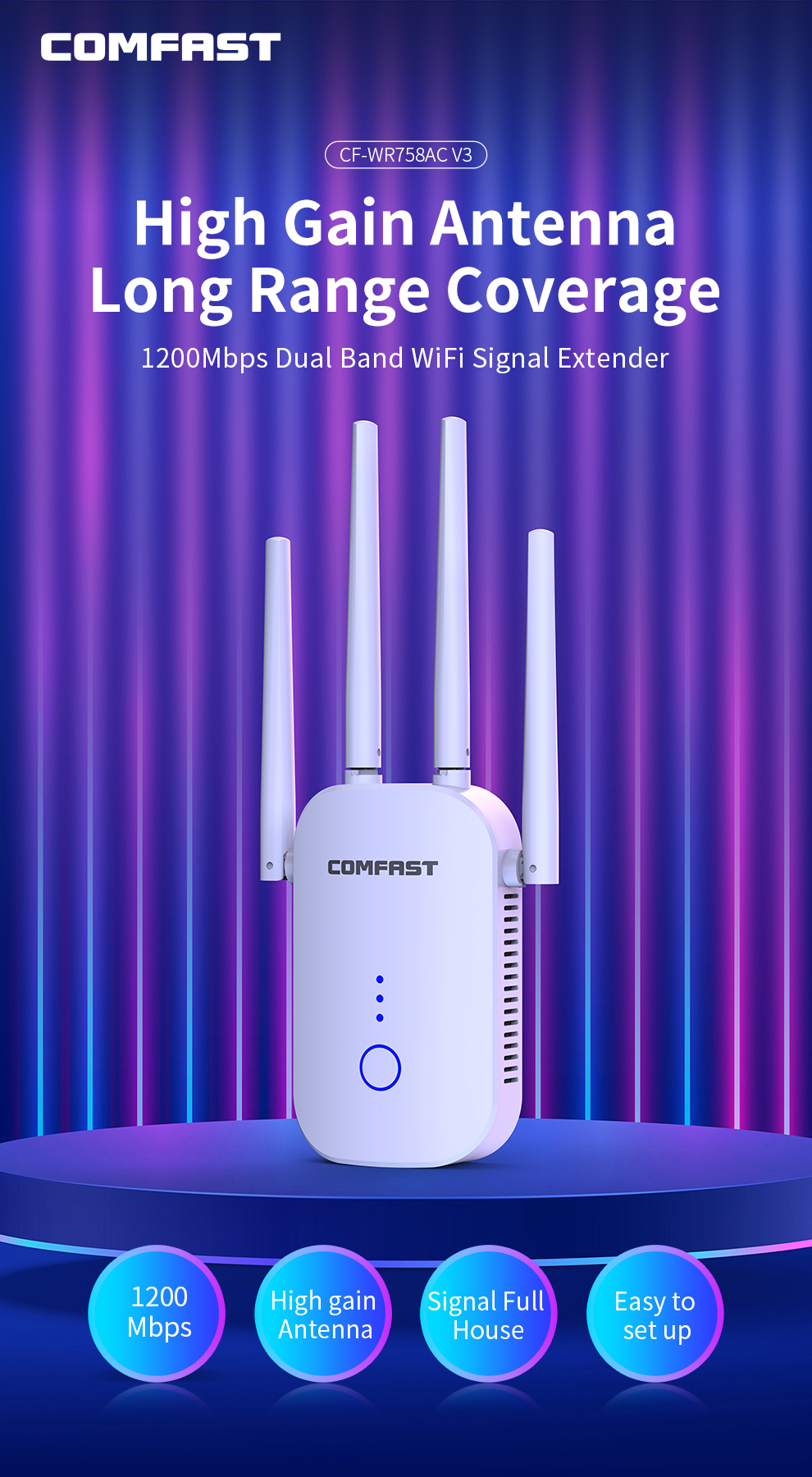 Ripetitore WiFi Dual Band 2.4G - Smart Home Router recensione e prezzo