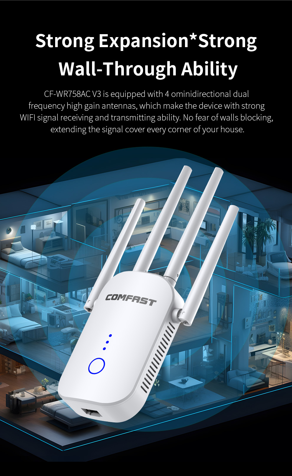 Ripetitore WiFi Dual Band 2.4G - Smart Home Router recensione e prezzo