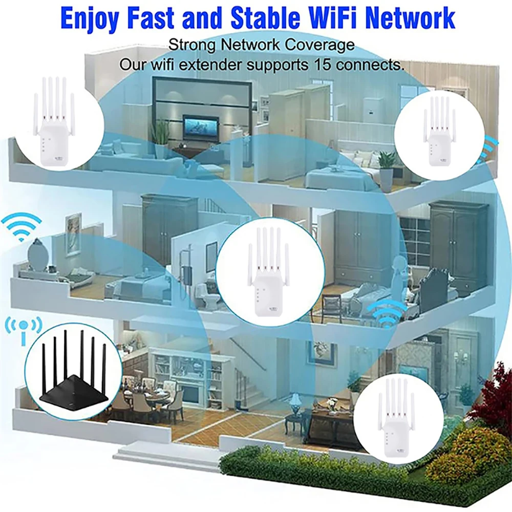 KEBIDUMEI Ripetitore WiFi Dual - Smart Home Router recensione e prezzo