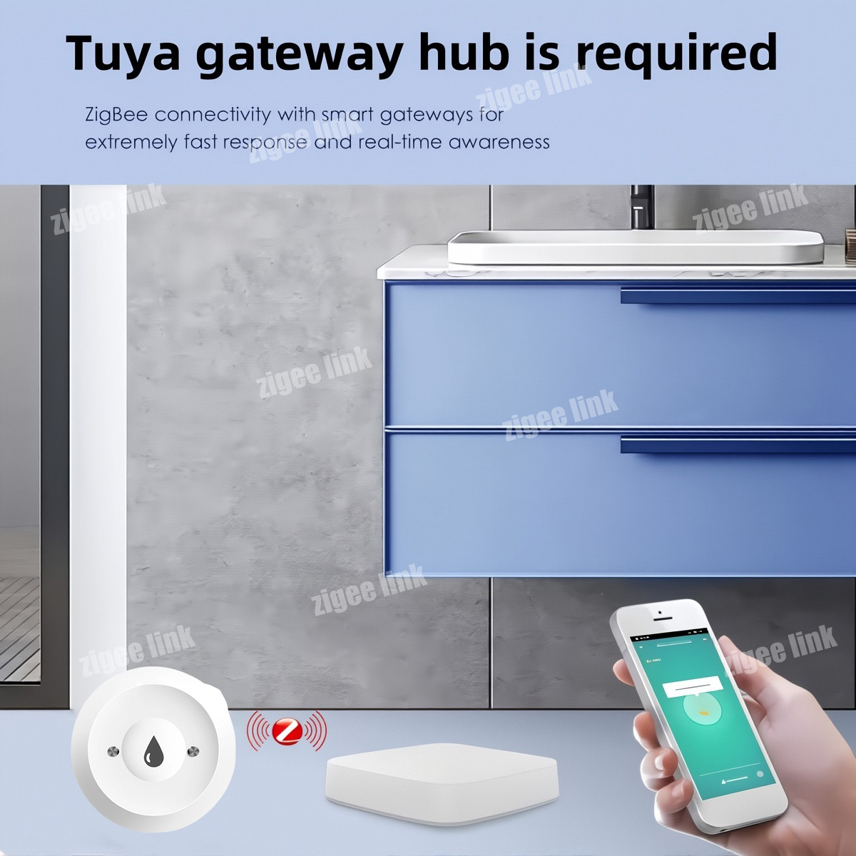 Sensore d'Acqua ZigBee 3.0, Ri - Smart Home Zentrale recensione e prezzo