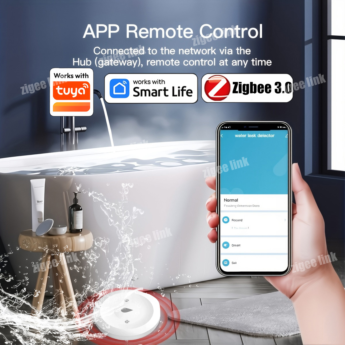 Sensore d'Acqua ZigBee 3.0, Ri - Smart Home Zentrale recensione e prezzo