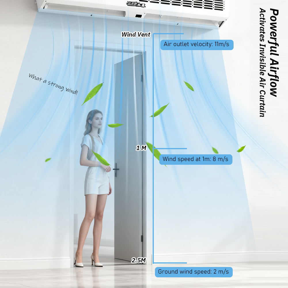 Barriera d'aria a flusso incro - Curtain Motor recensione e prezzo